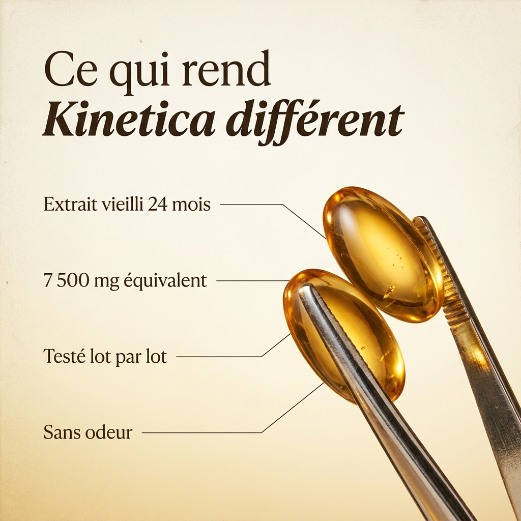 Ce qui rend Kinetica different - extrait vieilli 24 mois